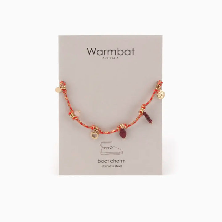 Boot Charm Stainless Steel Rope + Pendants Coral thumbnail