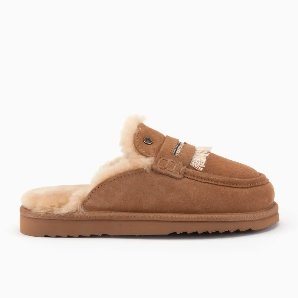 Bambra Dames Suède Beige