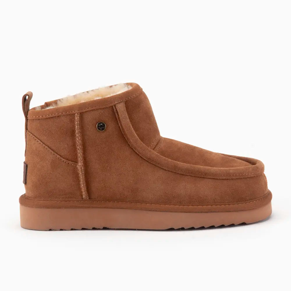 Barunga Dames Suède Boot Cognac