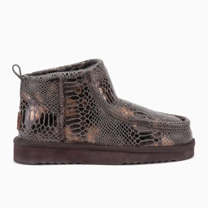 Barunga Dames Suède Boot Snake Choco thumbnail