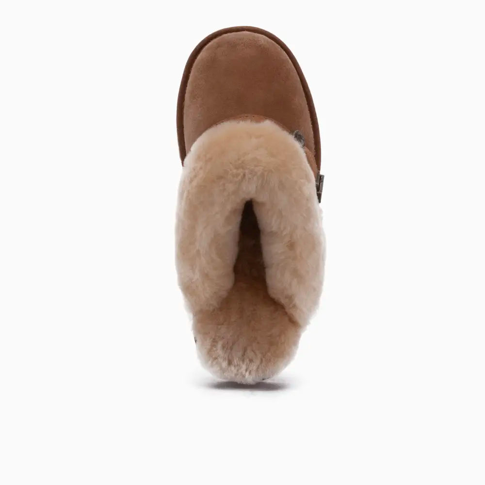 Berri Dames Suède Buckle Cognac 2