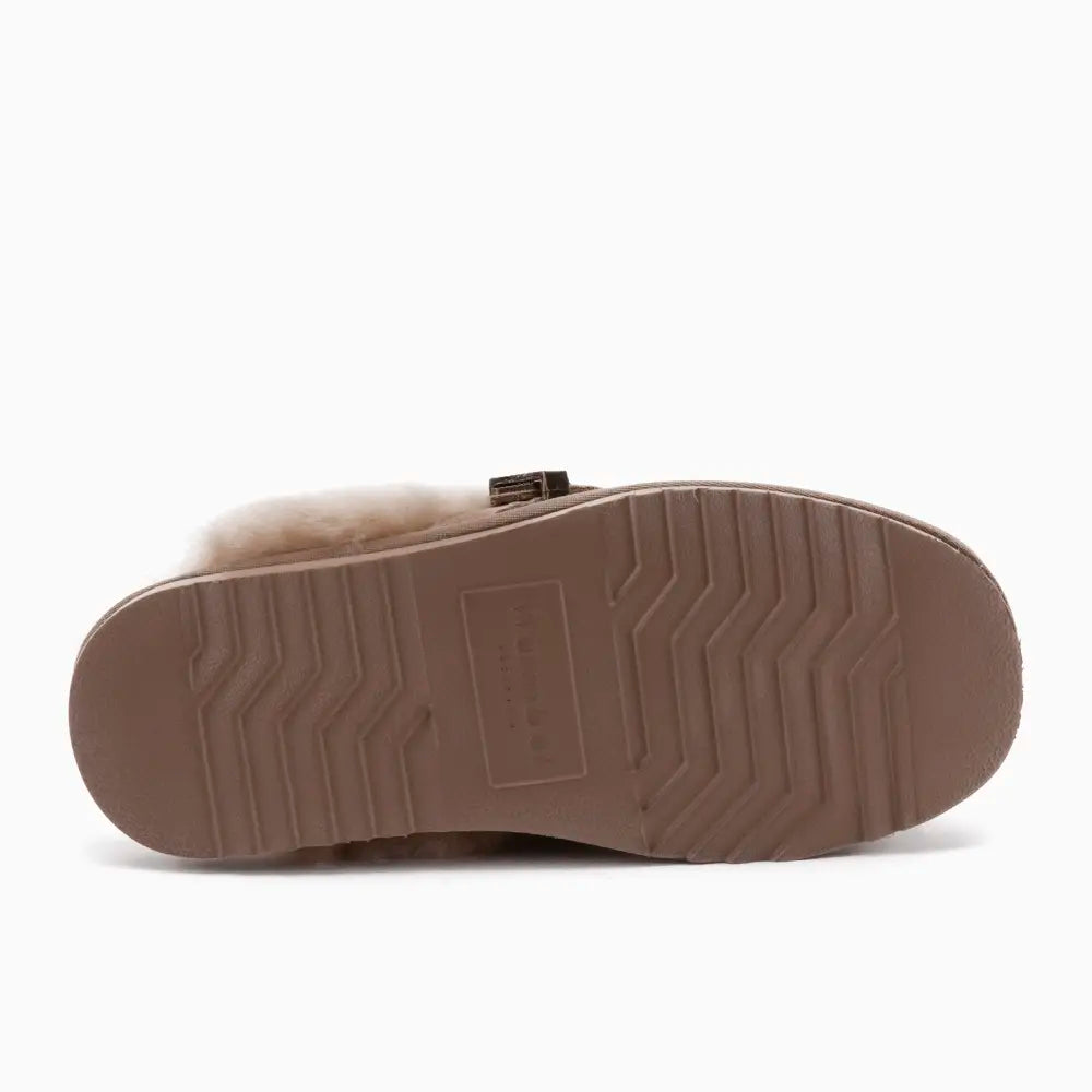 Berri Dames Suède Buckle Sand 2