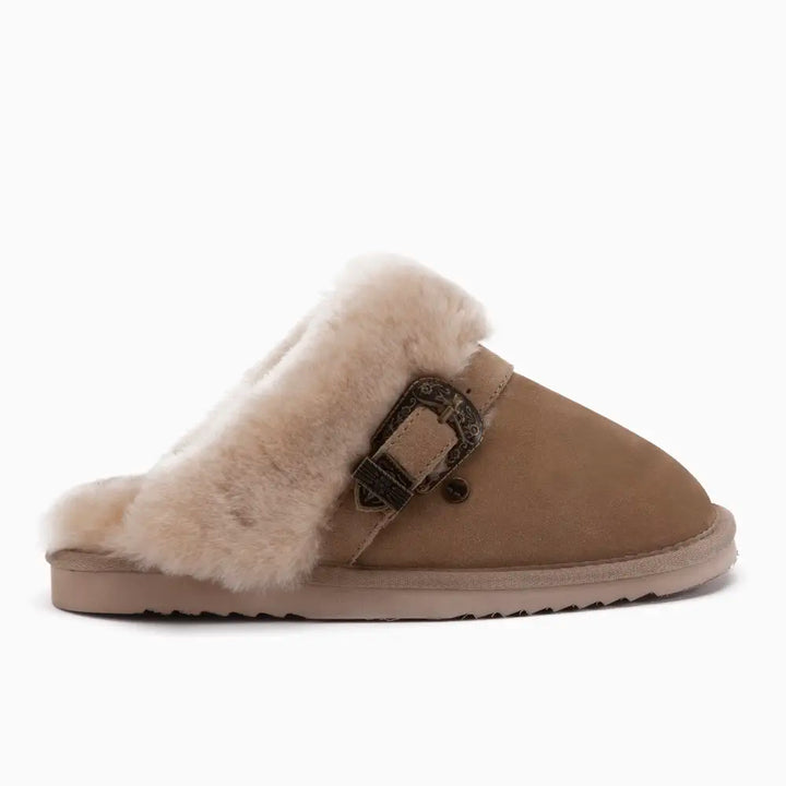Berri Dames Suède Buckle Sand thumbnail