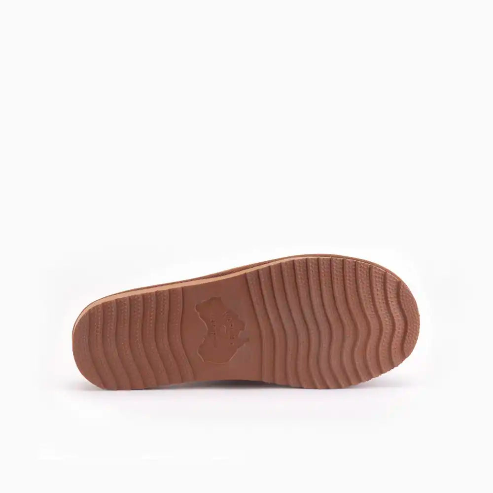 Classic kinderen suède cognac 2
