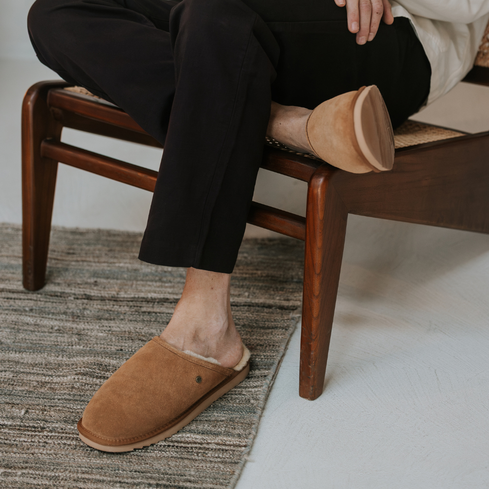 Classic Unisex Suède Cognac 1