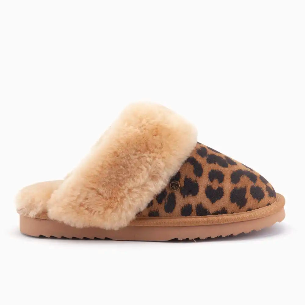 Collie Dames Print Panther Chestnut 20