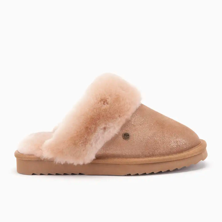 Collie print metallic gold thumbnail