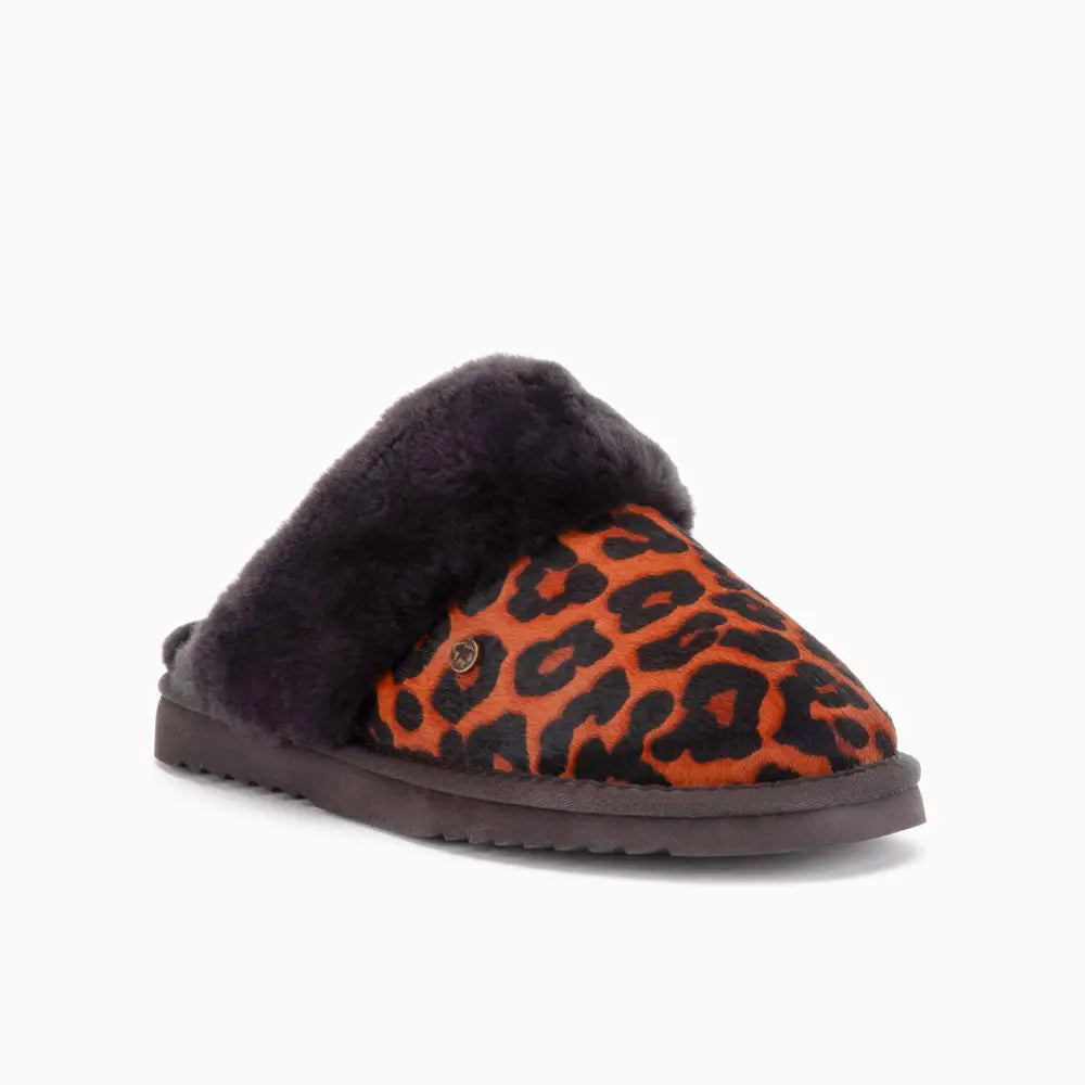 Collie Dames Print Hairy Panther Cognac 2