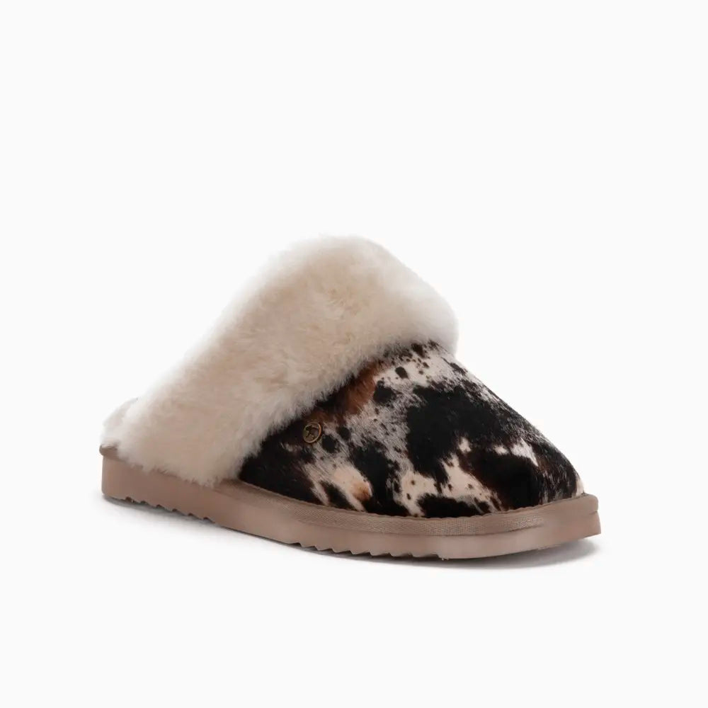 Collie Dames Print Hairy Cow Black 2