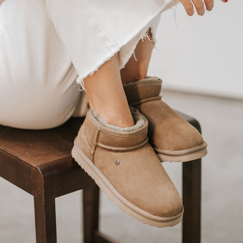 Durack Dames Suède Taupe 1