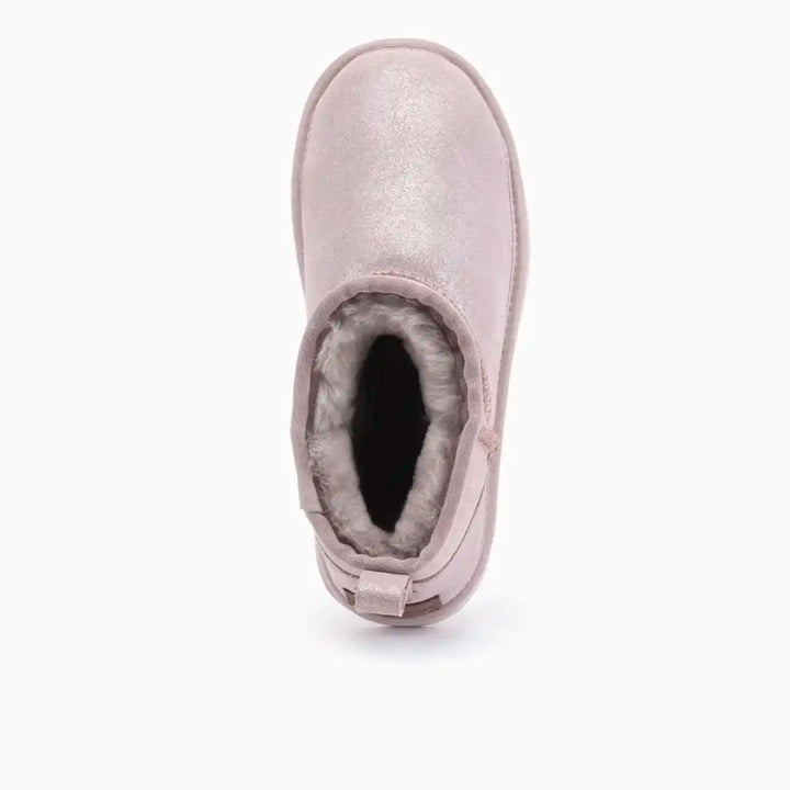 Durack dames suède metallic silver thumbnail 2