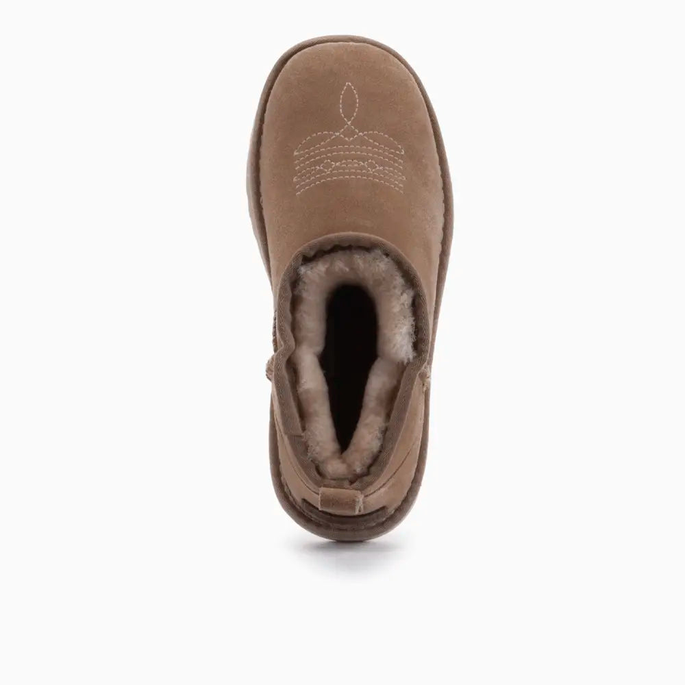 Durack Dames Suède Boot Western Sand 2