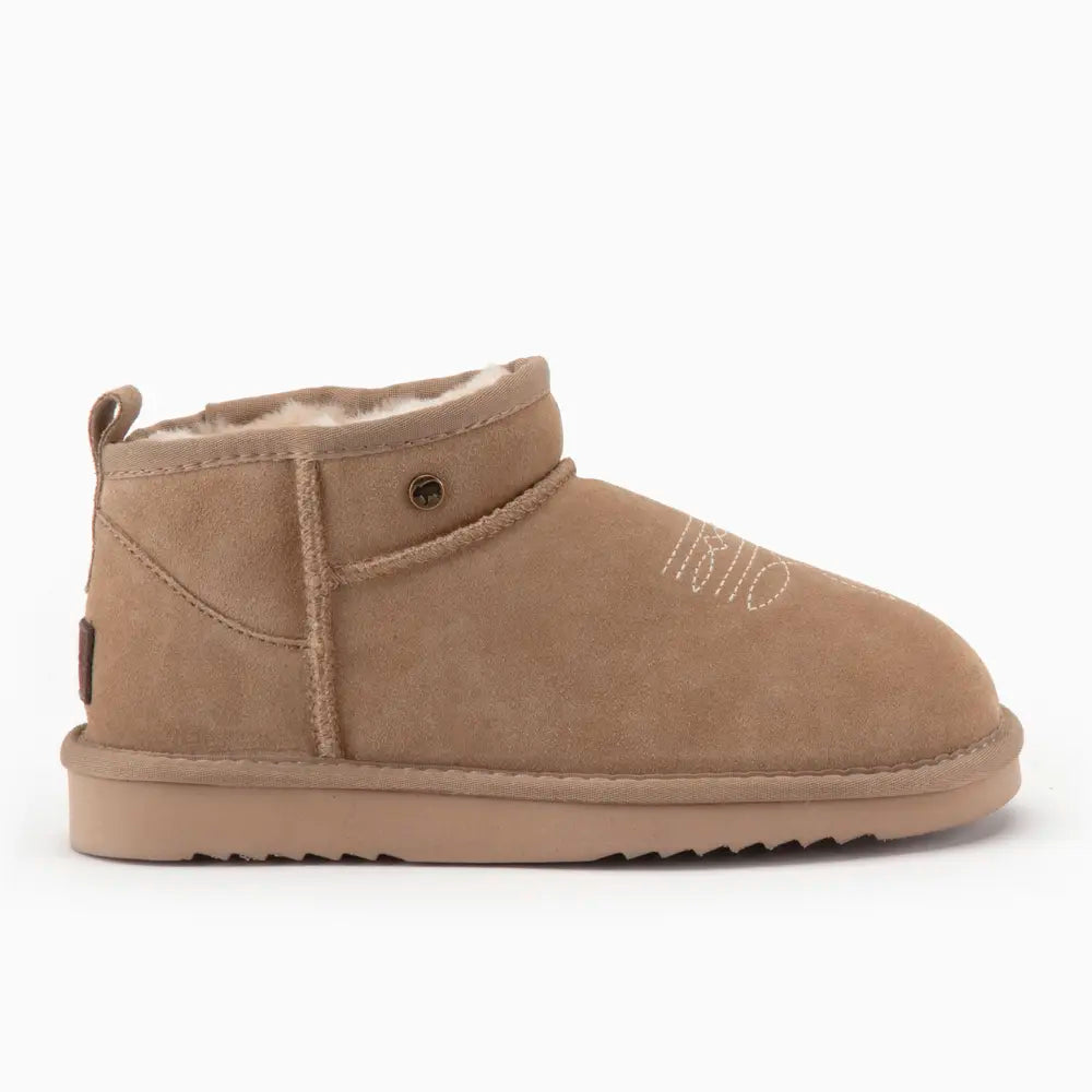 Durack Dames Suède Boot Western Sand