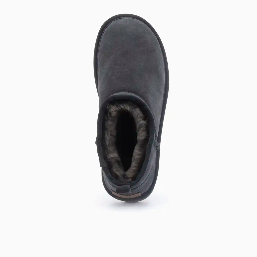 Durack dames suède plateau charcoal 2