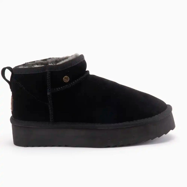Durack suède plateau black grey thumbnail