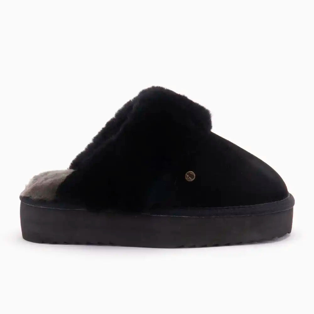 Flurry Dames Suède Plateau Black 12