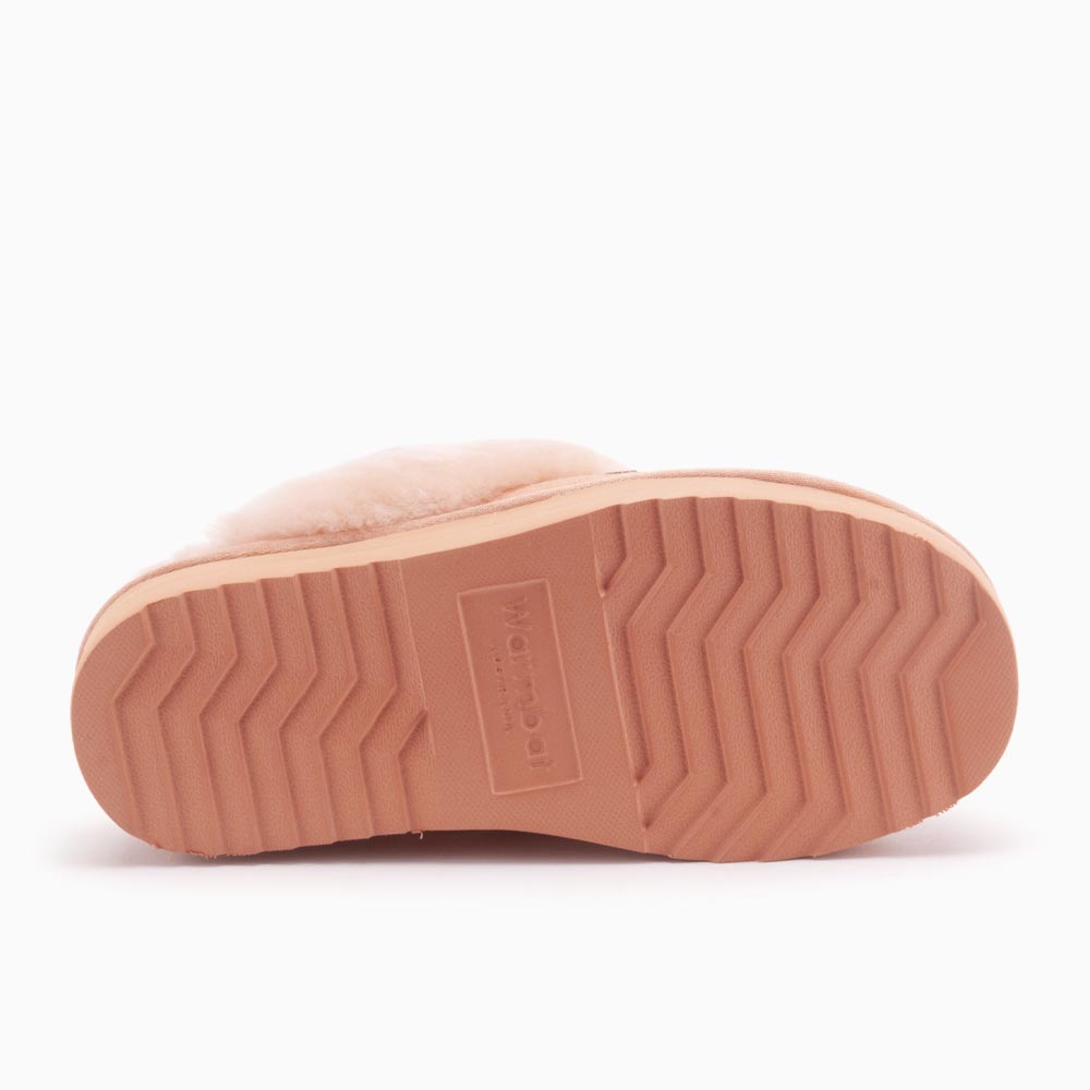 Flurry Dames Suède Plateau Flamingo 1