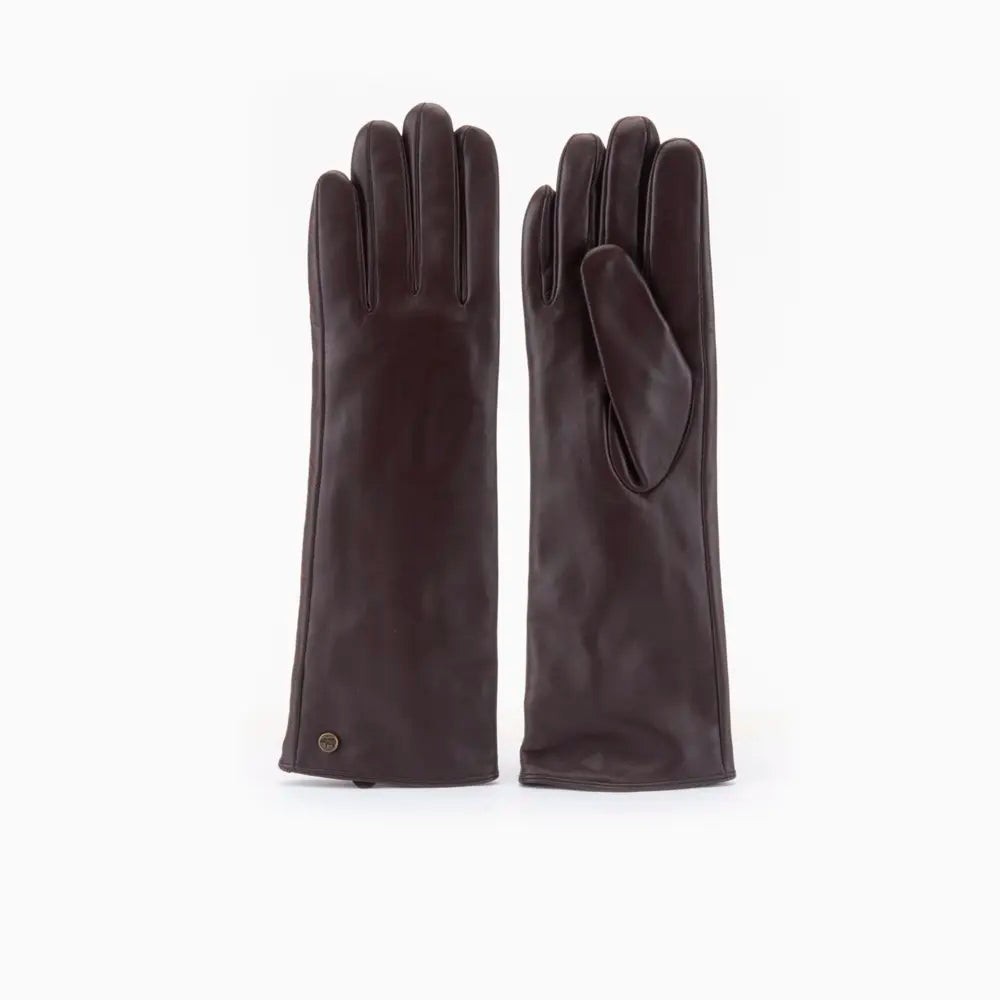 Handschoenen Lang Dames Leather Choco