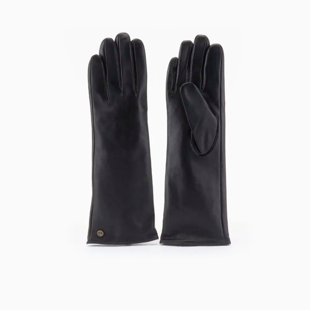 Handschoenen Lang Dames Leather Black