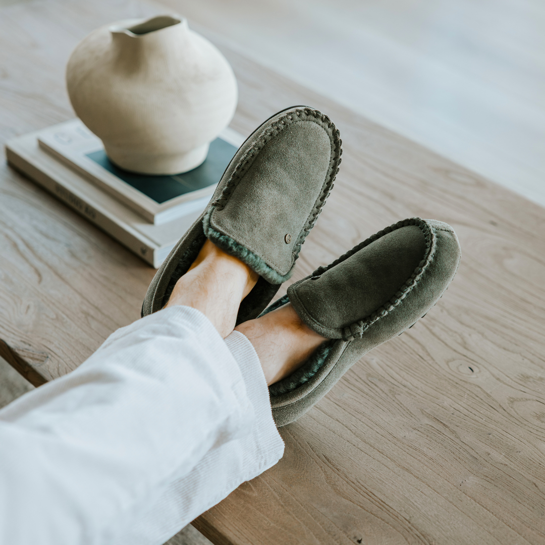 Grizzly Heren Suède Olive 1