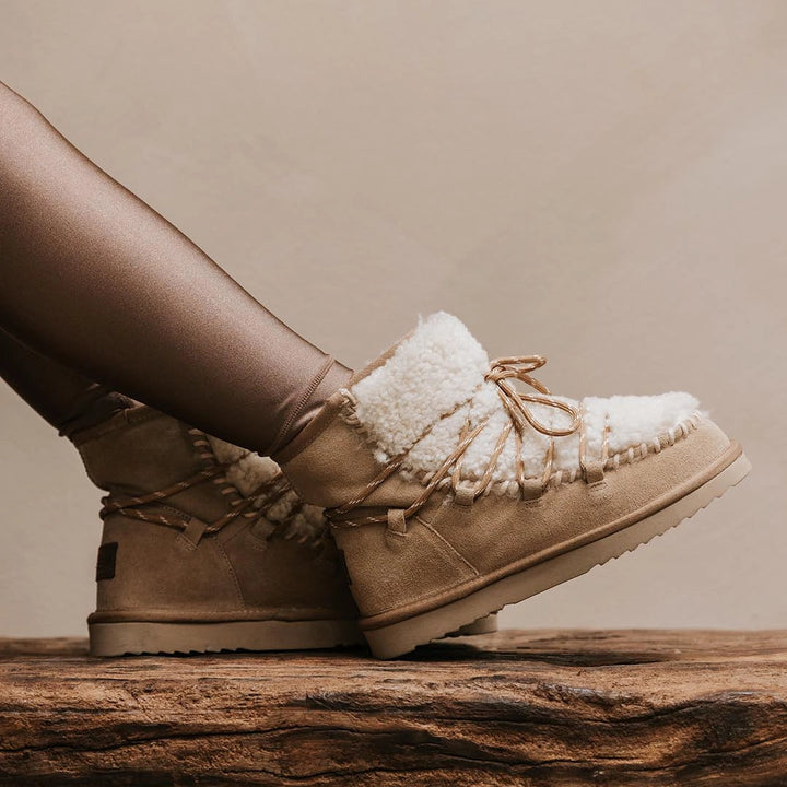 Kalbarri suède lace curley wool ecru thumbnail 1