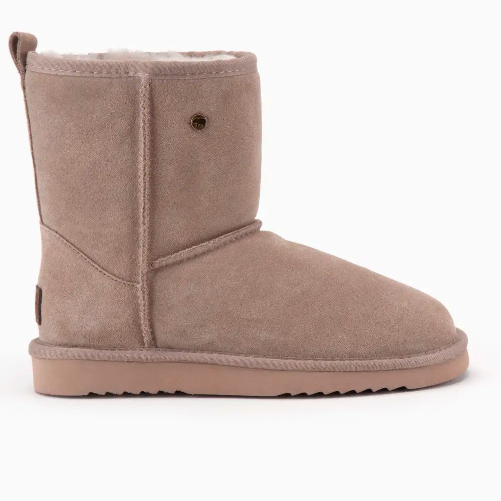 Kangaroo Dames Suède Boot Taupe