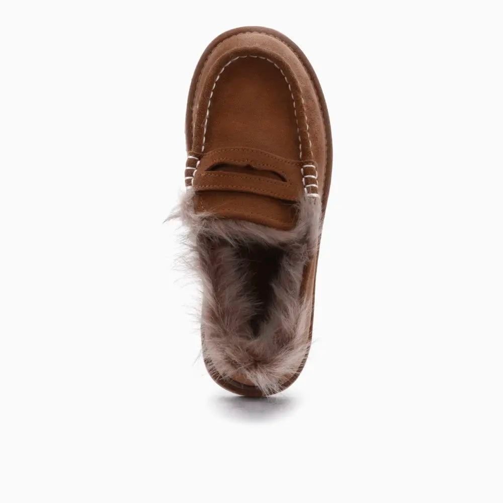 Mildura Dames Suède Loafer Tw Cognac 2
