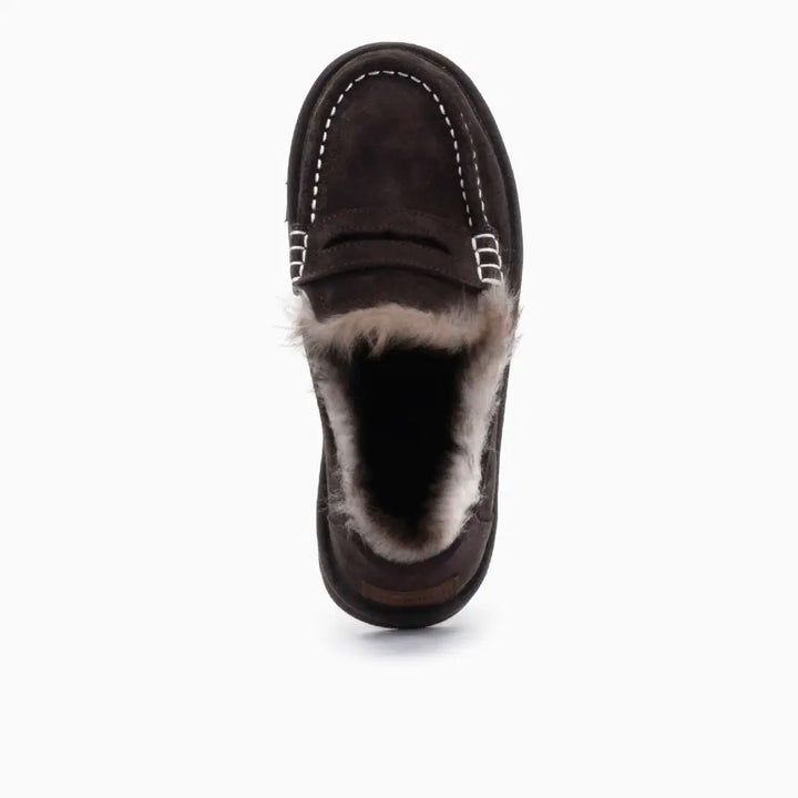 Mildura Dames Suède Loafer Tw Choco thumbnail 2