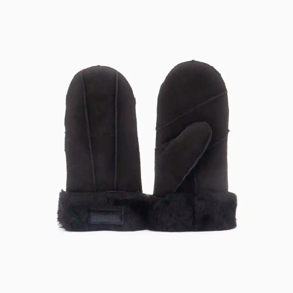 Wanten lammy patchwork black