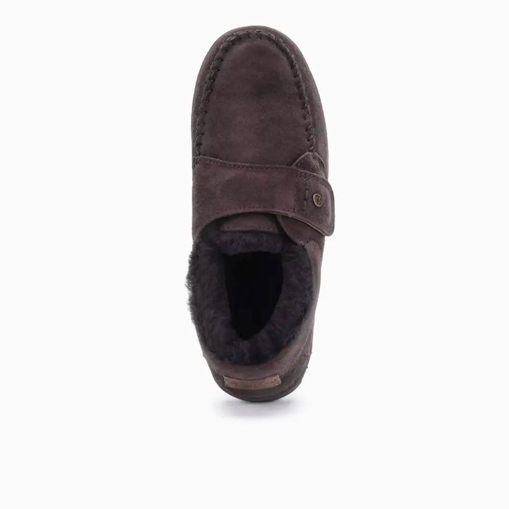 Smithon Heren Suède Velcro Choco 2