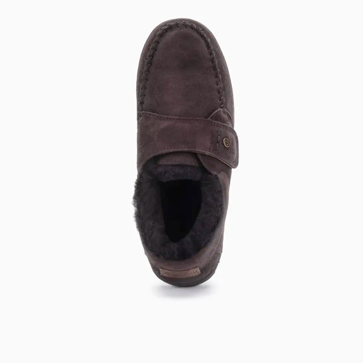 Smithon Heren Suède Velcro Choco thumbnail 2