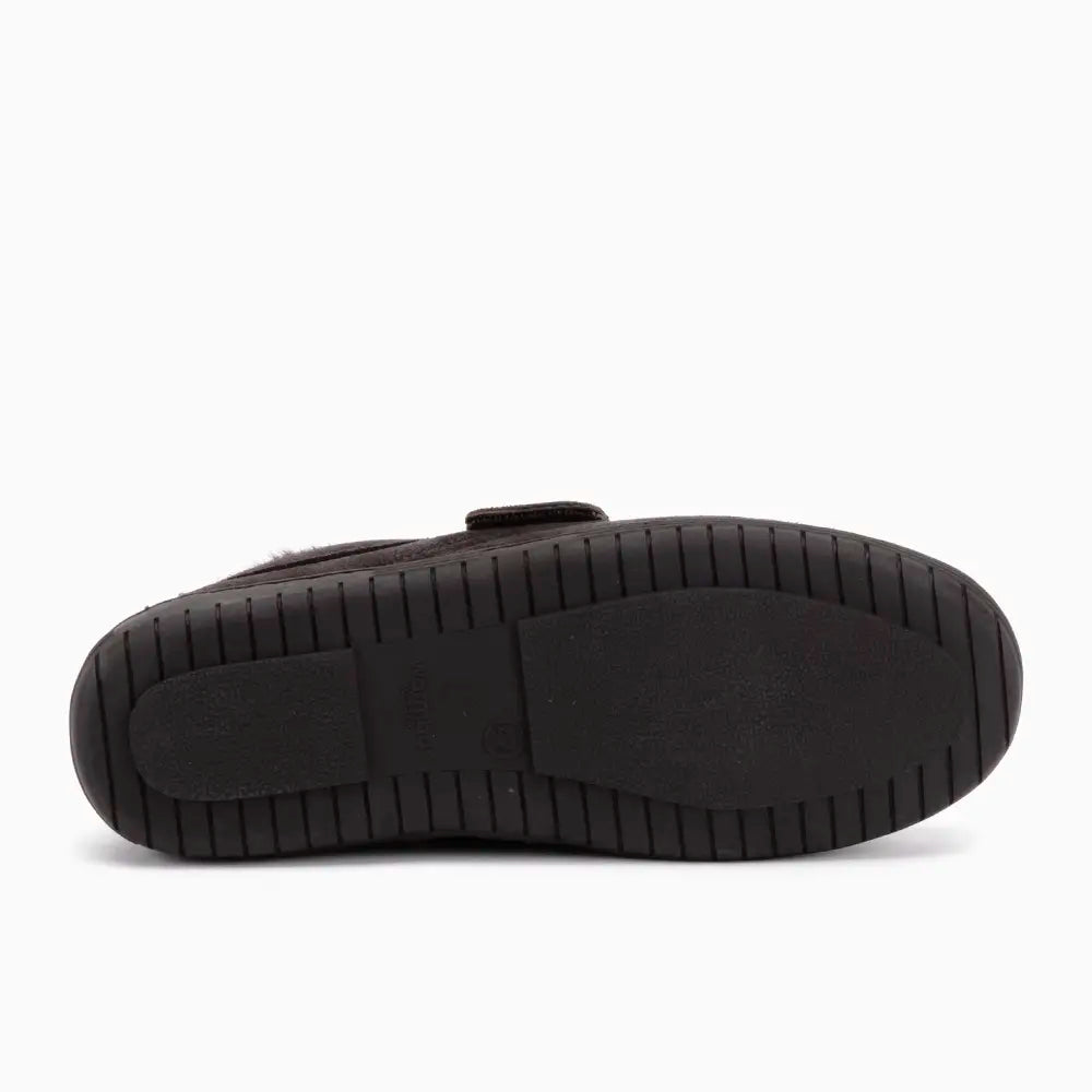 Smithon Heren Suède Velcro Choco 3