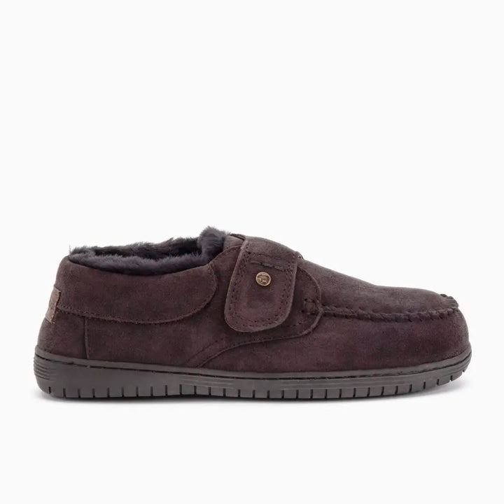 Smithon Heren Suède Velcro Choco thumbnail