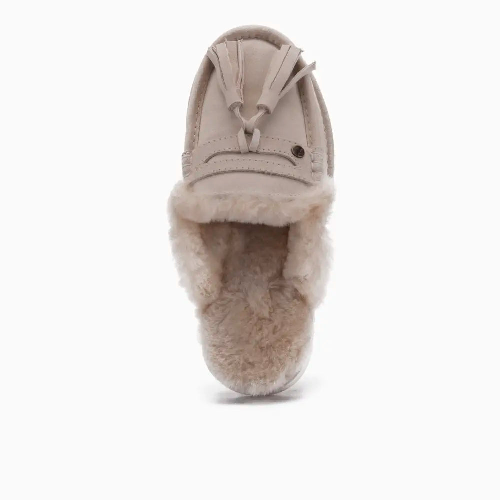Temora Dames Suède Tassels Ivory 3