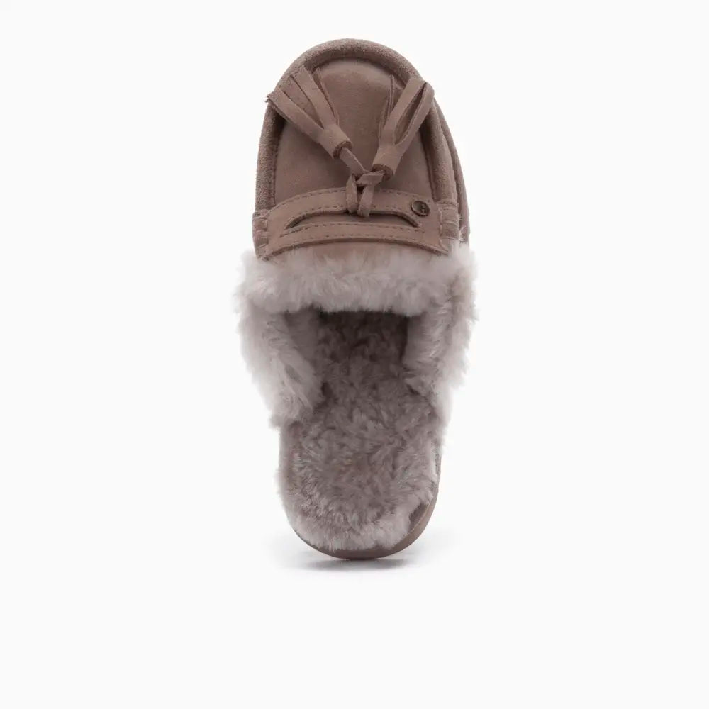 Temora Dames Suède Tassels Taupe 3