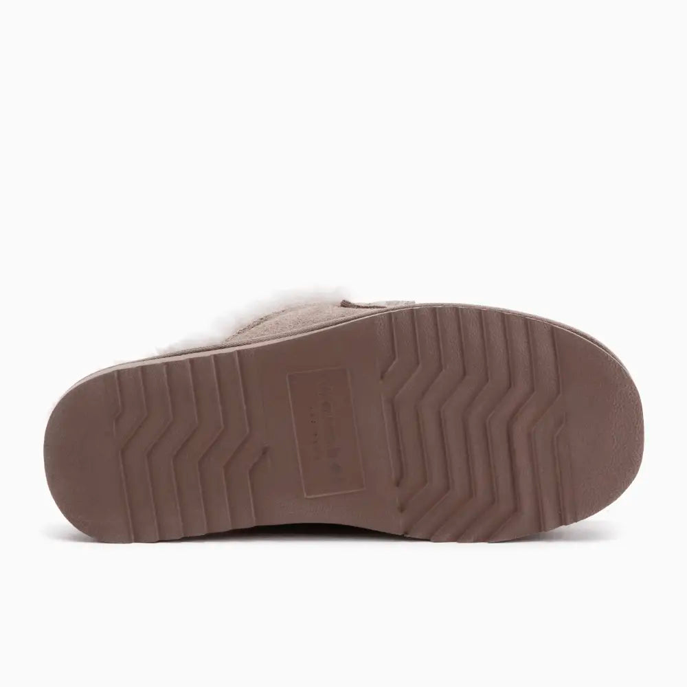 Temora Dames Suède Tassels Taupe 4