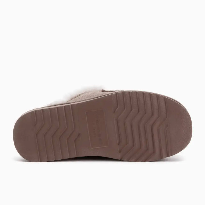 Temora Dames Suède Tassels Taupe thumbnail 4