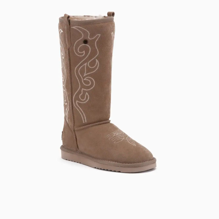 Tamala Dames Suède Boot Western Sand thumbnail 2