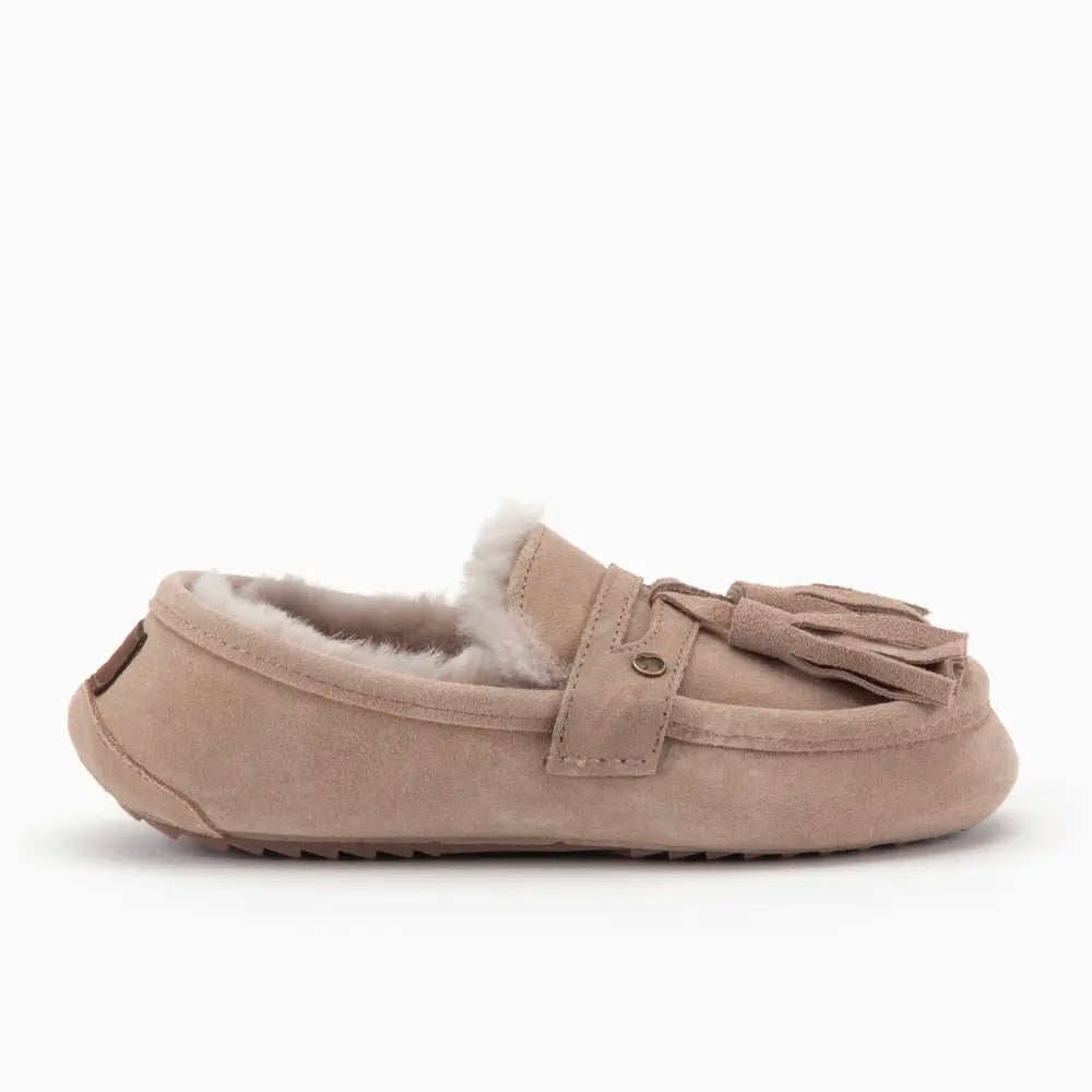 Walcha Dames Suède Tassels Taupe