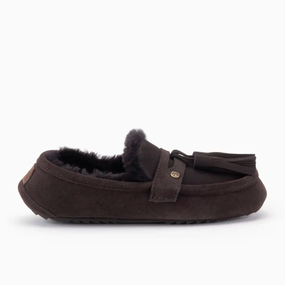 Walcha Dames Suède Tassels Choco
