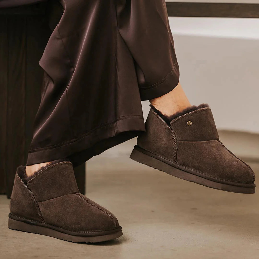 Willow Dames Suède Choco 16