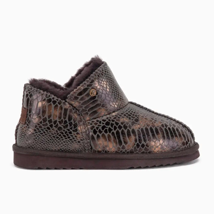 Willow Dames Suède Print Snake Choco thumbnail