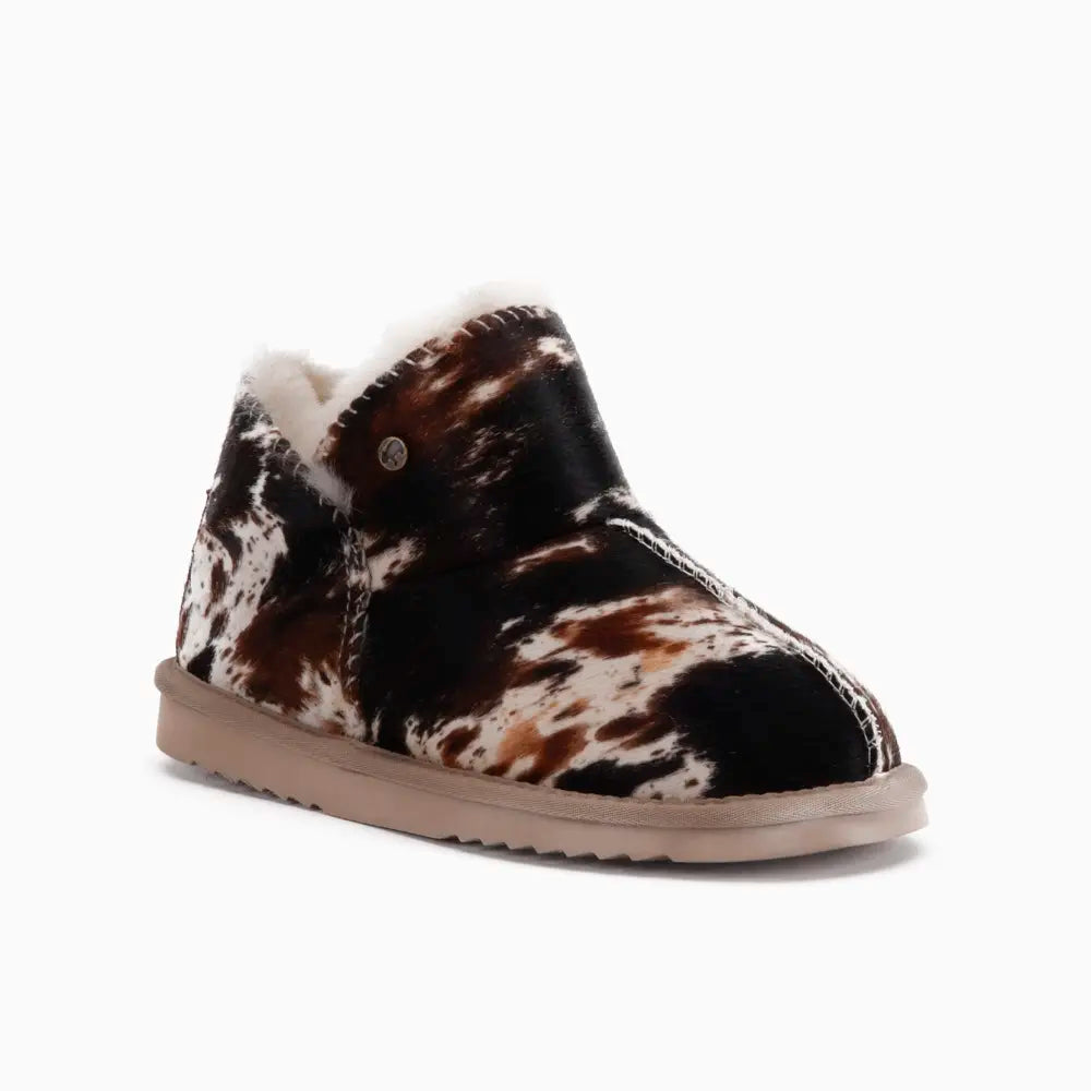 Willow Dames Print Hairy Cow Black 2