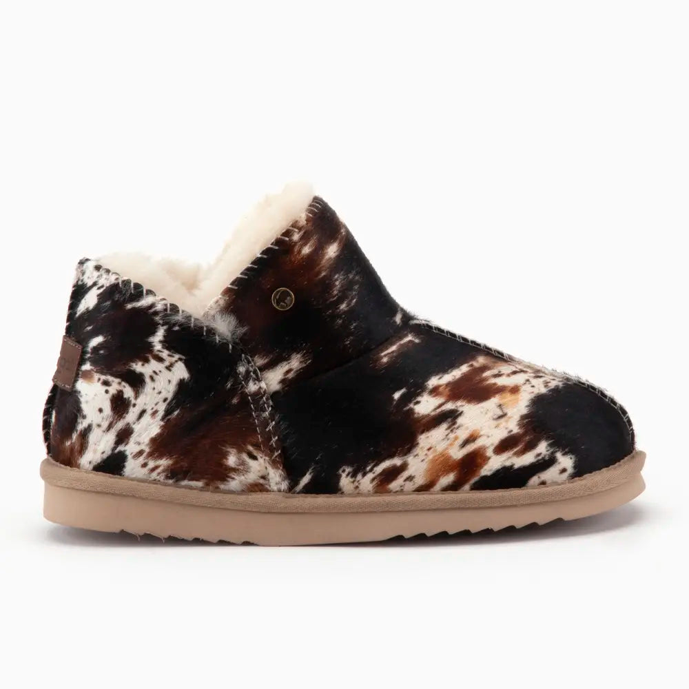 Willow Dames Print Hairy Cow Black