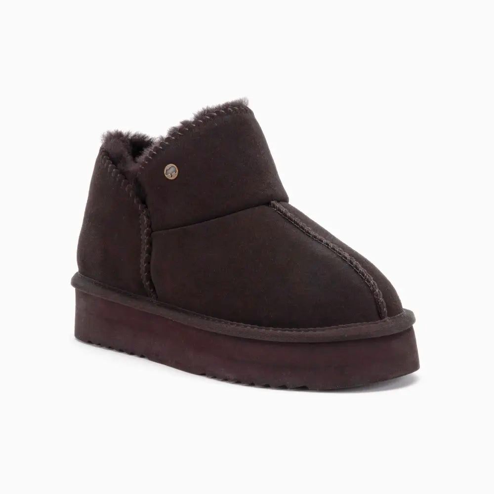 Willow Dames Suède Plateau Choco 1