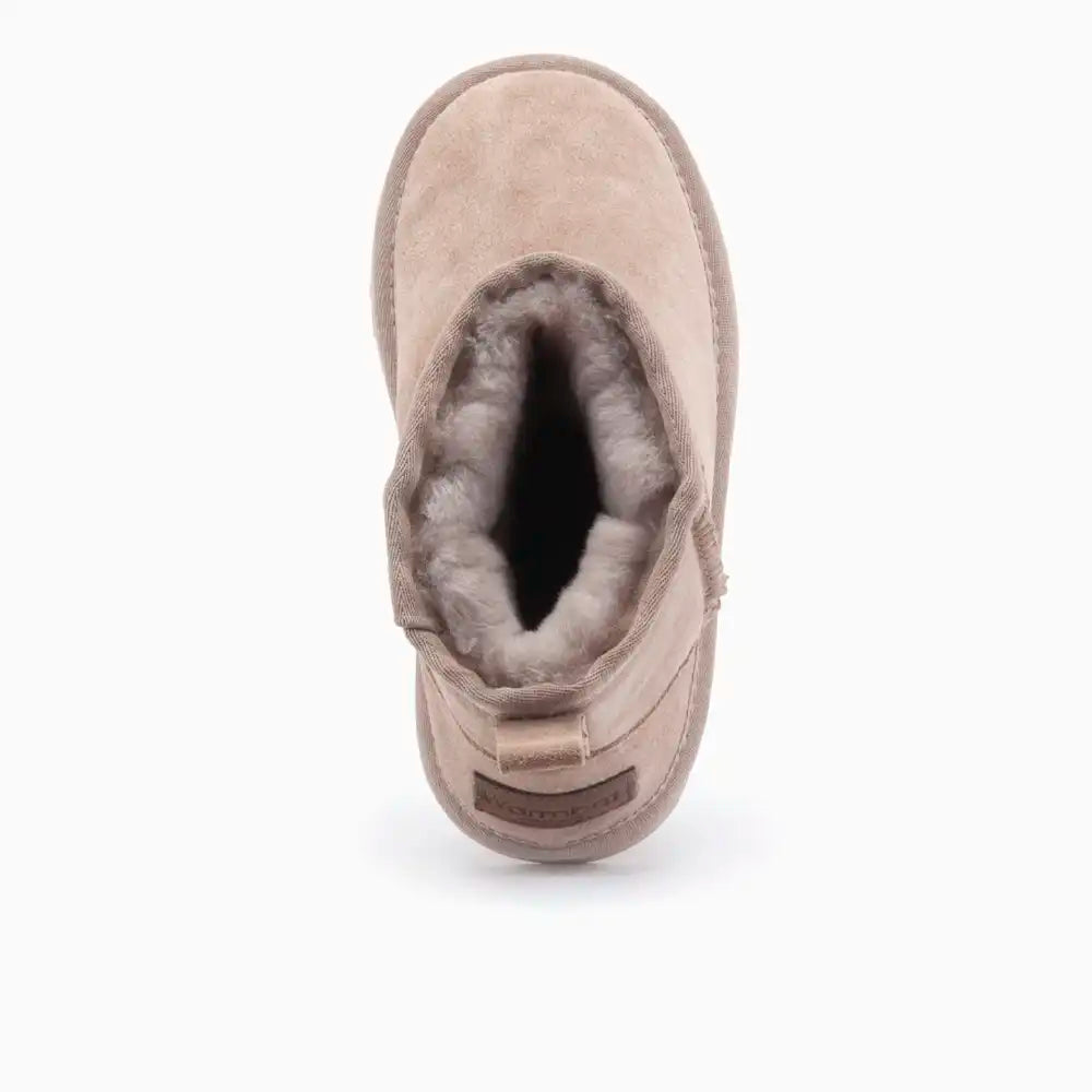 Wallaby kinderen suède taupe 1