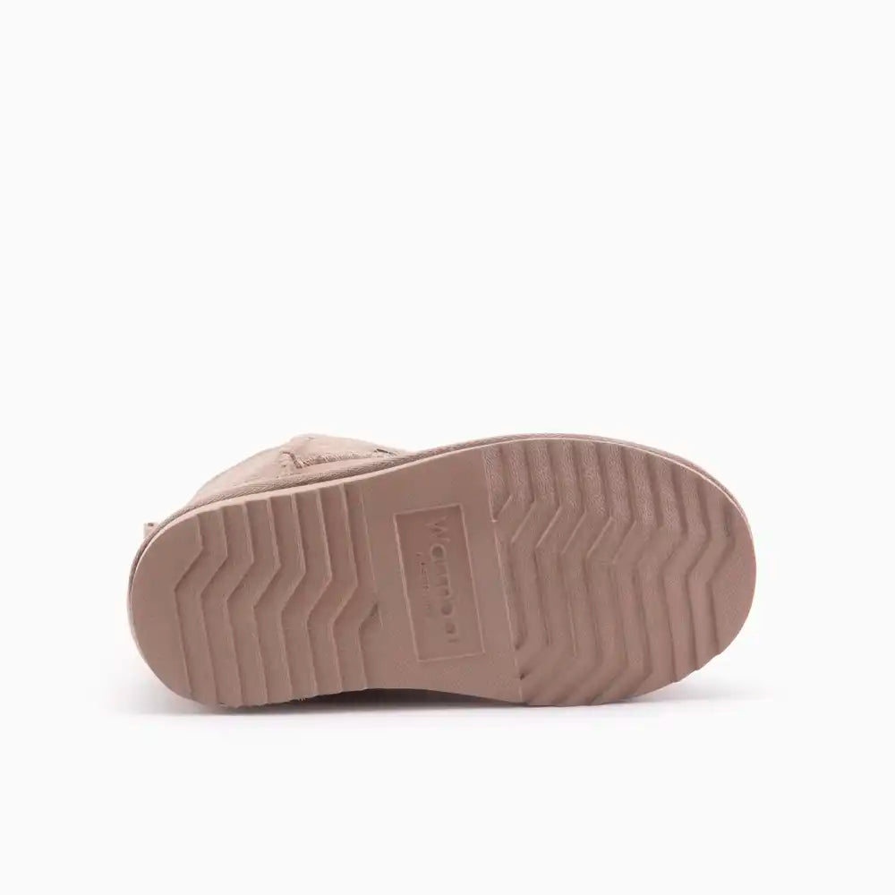 Wallaby kinderen suède taupe 3
