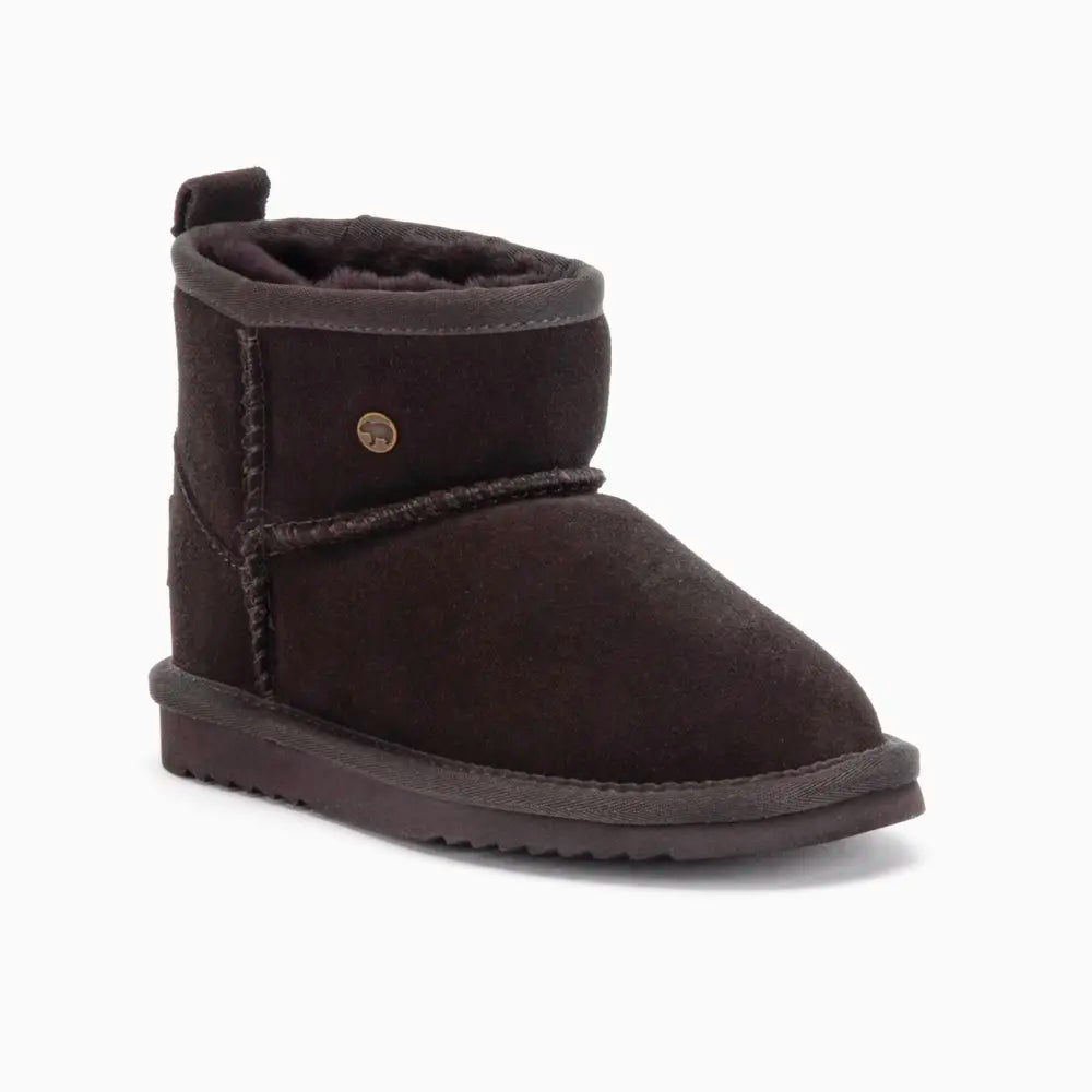 Wallaby Kids Suède Boot Choco 1