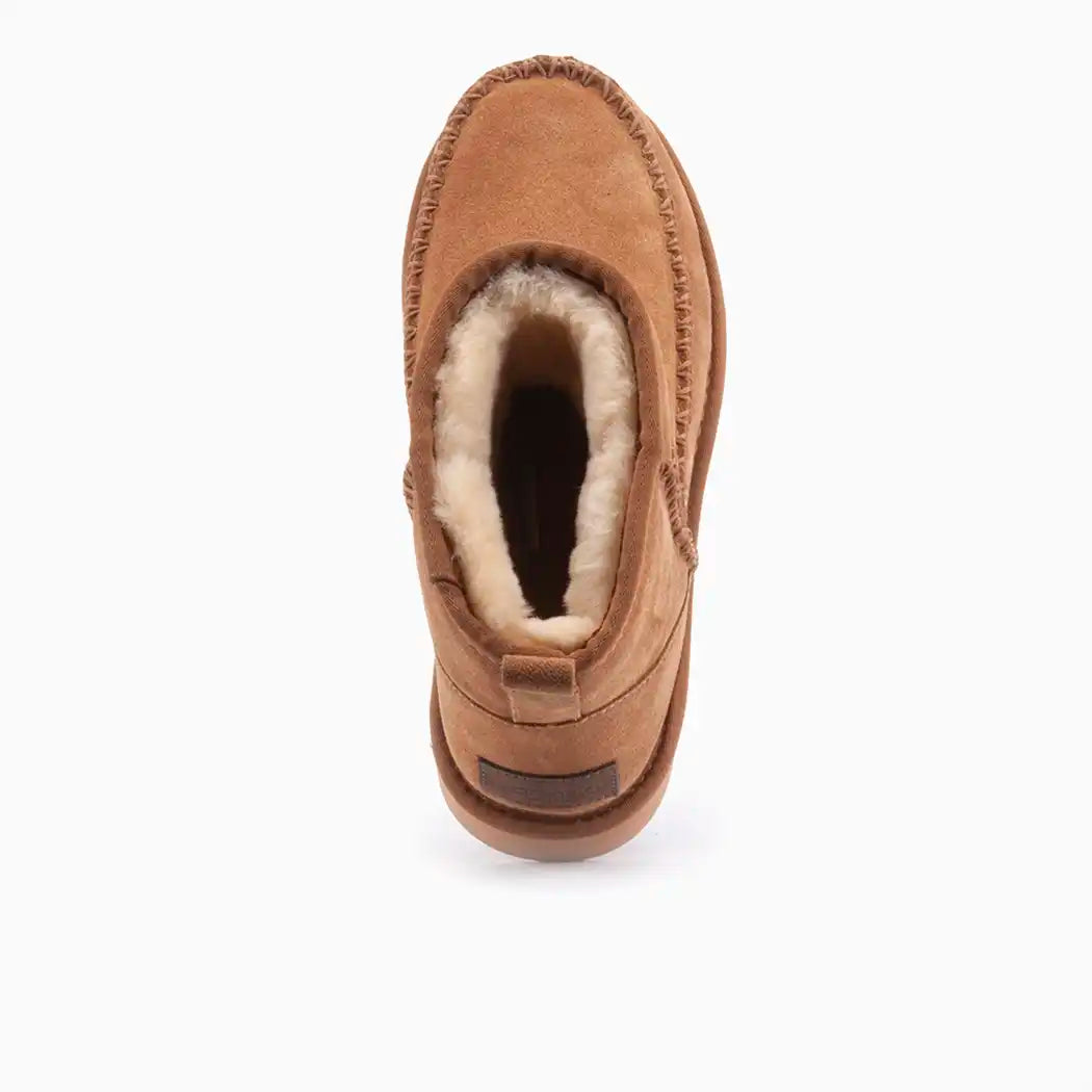 Wallaby Dames Suède Stitch Cognac 14