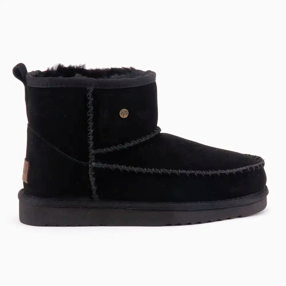 Wallaby Dames Suède Stitch Black 12